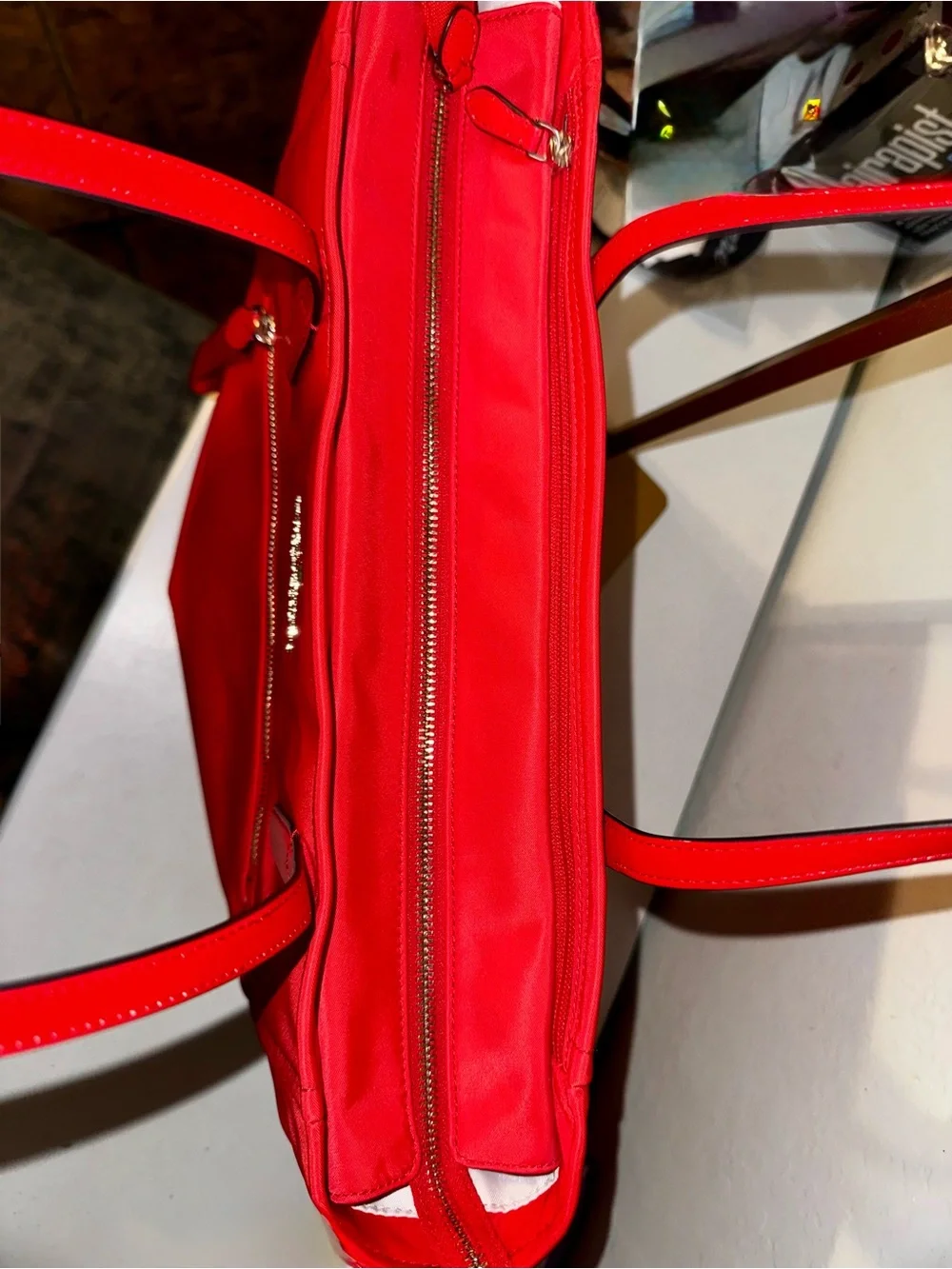 Kate Spade New York CHELSEA Red Medium Satchel Tote - like new! MSRP: $288.00